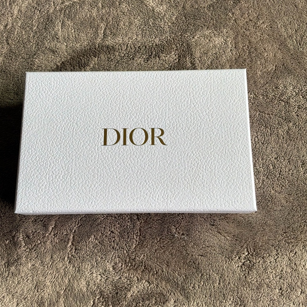 Dior White Box with Gold Logo